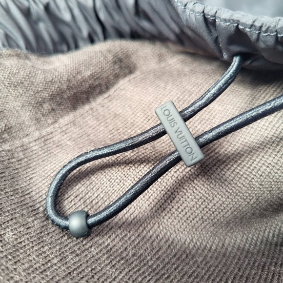 Louis Vuitton Black & Brown Wool Polyester Hooded Jacket - Picture 9 of 16